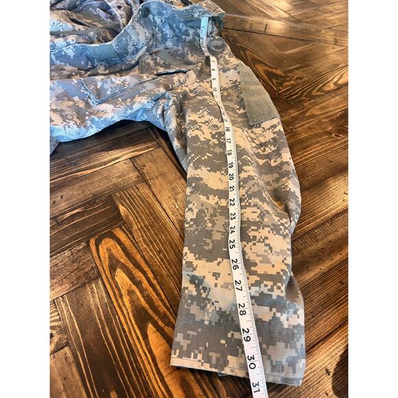 US Military Digital Camo Hooded Jacket Men M Field Coat Universal Pattern Stains - Picture 6 of 10